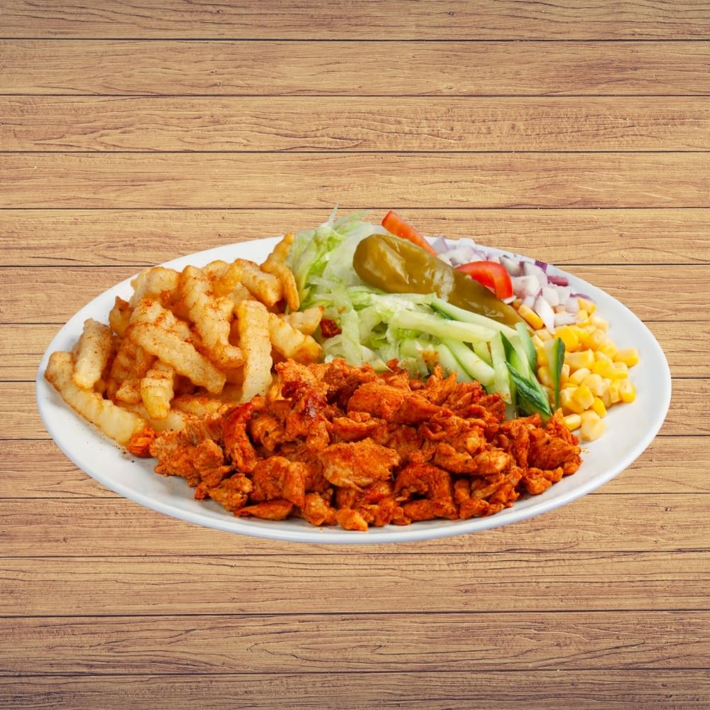 Kyllingkebab tallken